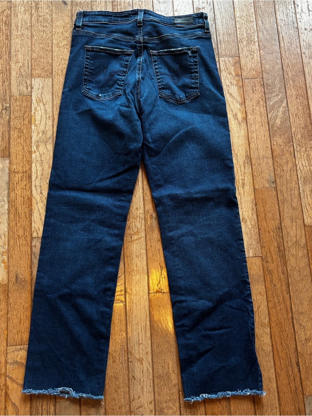 Womens AG Los Angeles SAIGE High Rise Straight jeans-29 - Picture 8 of 10